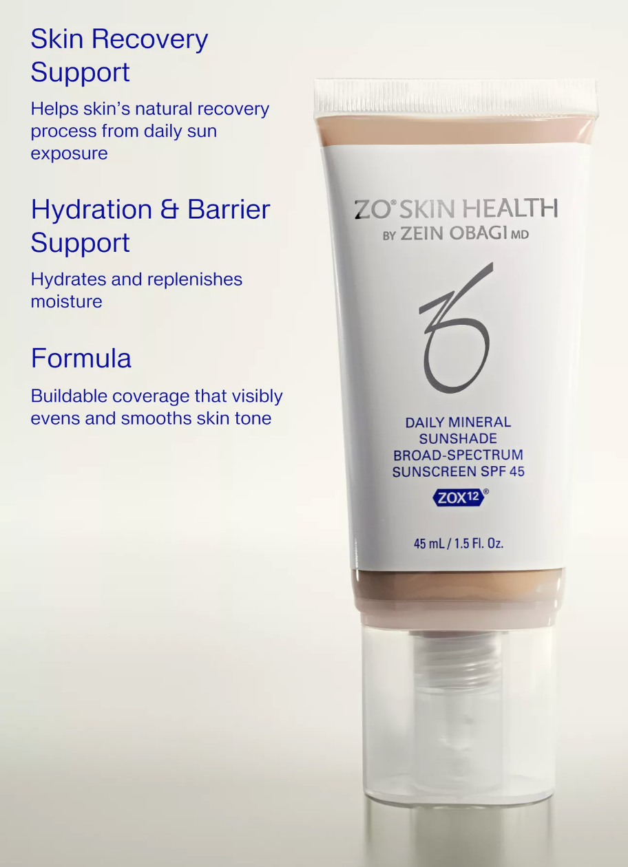 ZO Skin Health Daily Mineral Sunshade Broad Spectrum SPF 45 - DEEP